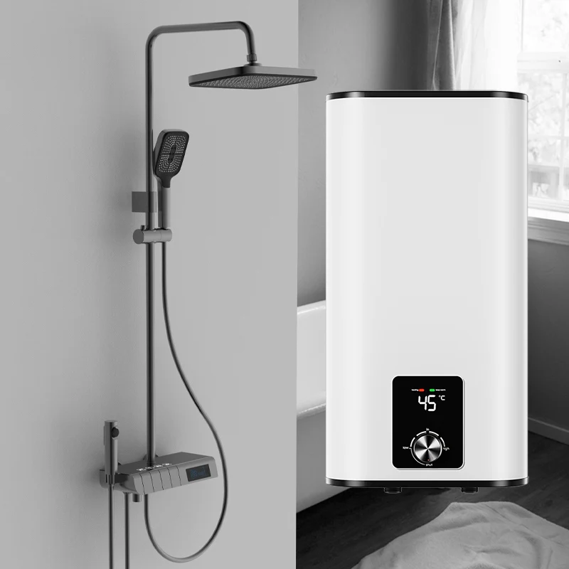 OEM Customized 50L 80L 100L 2000W Tank Storage Geyser Electric Shower Hot Water Heaters for Kitchen Bathroom