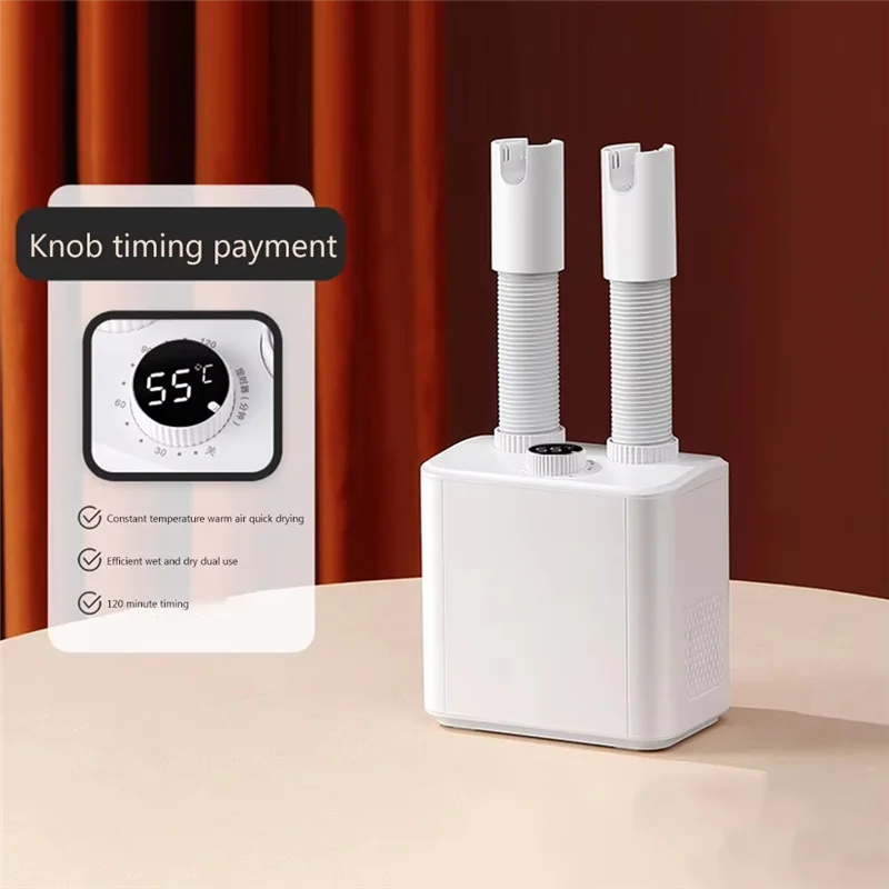 BAAD مجفف التمهيد القابل للسحب مجفف الأحذية الكهربائية ومجفف القفازات يزيل رائحة الرطبة وإزالة الحد من قابس الاتحاد الأوروبي