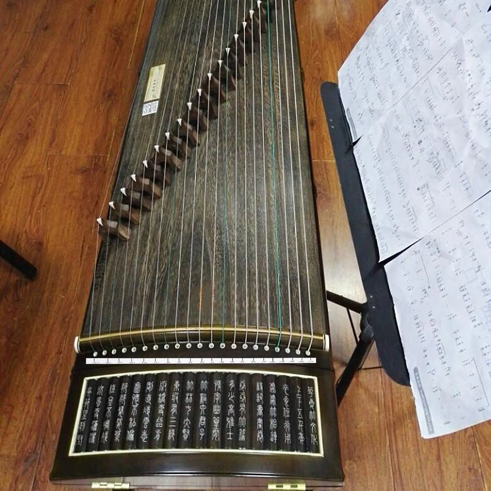 

2Pcs Simple Guzheng Sticker Set Scientifically Designed Pitch Accuracy Aid Reusable Fingering Chart for Fast Learning