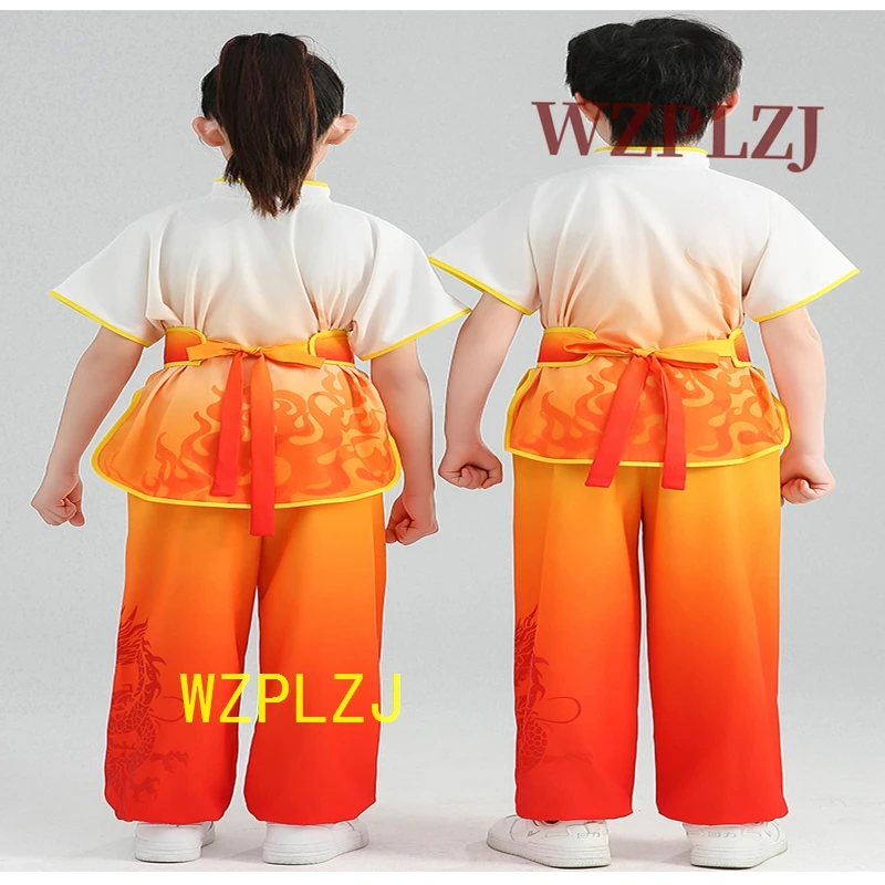 Tradycyjne Chińskie Ubrania Dziecięce Kungfu Wushu Tai Chi Strój Chłopiec Dziewczynka Sztuki Występ Sceniczny Dziewczyna Chłopiec Kostiumy Kung Fu
