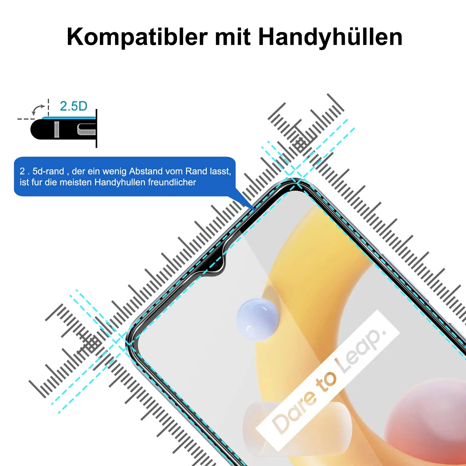 Displays chutz folie für Oppo Realme C11 gehärtetes Glas hoch Aluminium 9h HD klar transparent Gehäuse freundlich