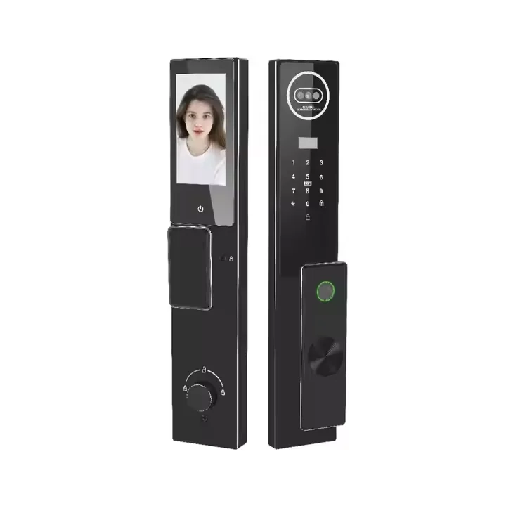 Smart Door Lock With Wifi Tuya Smart Fingerprint Password IC card Key Digital Safe Door Lock For Home