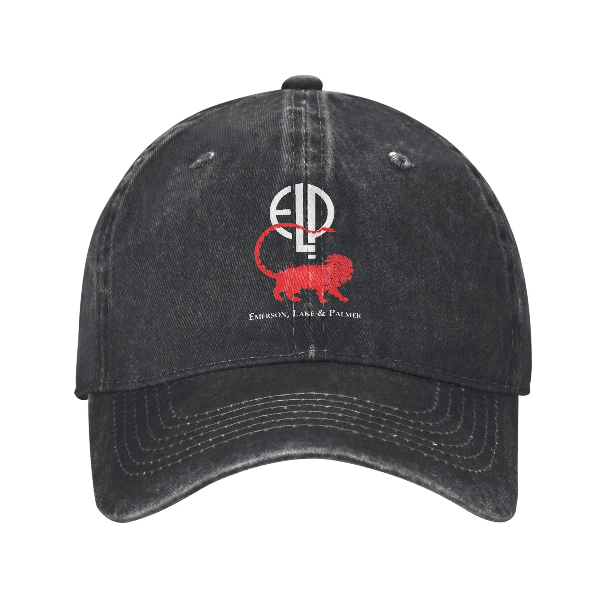 Emerson  Lake And Palmer Band Tri-Blend T-Shirt Fashion Baseball Cap  Spring Black Cap  Pool Party Black Cap