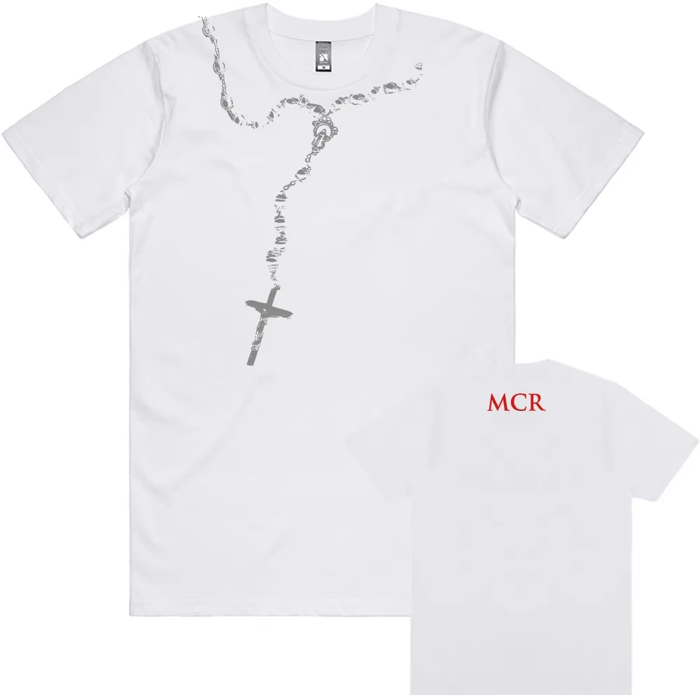 ثلاث هتافات لـ Sweet REVENGE تي شيرت روك باند بلدي الرومانسية الكيميائية بلايز قصيرة الأكمام القطن الذكور تي شيرت الشارع الشهير