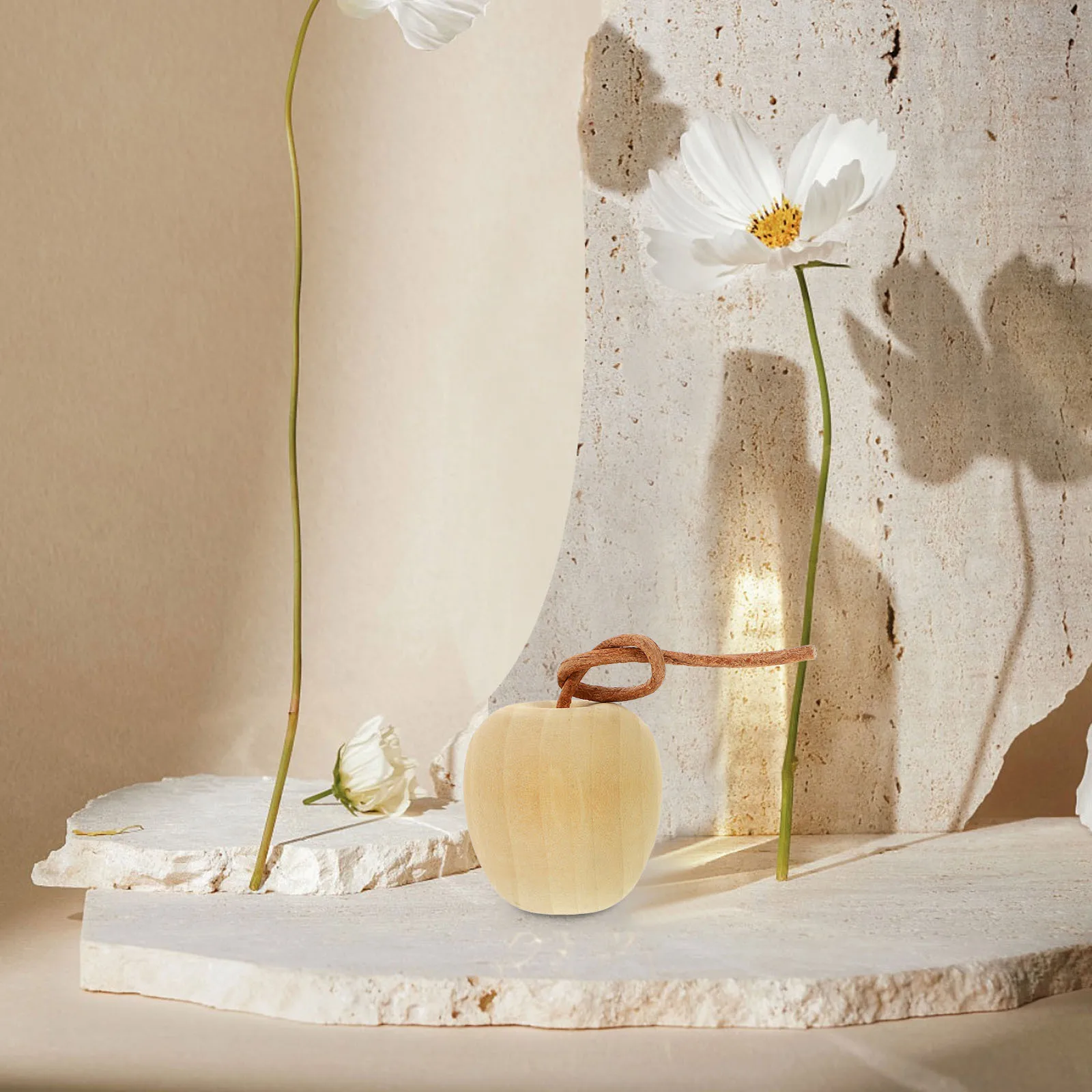 

4pcs Wooden Decor Unfinished Diy Craft For Kids Adults Painting Wood Fruit Ornament Blank Crafts