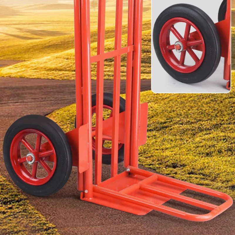 Two-wheeled trolleys, cargo handlers, trailers, flatbed trucks, trolleys