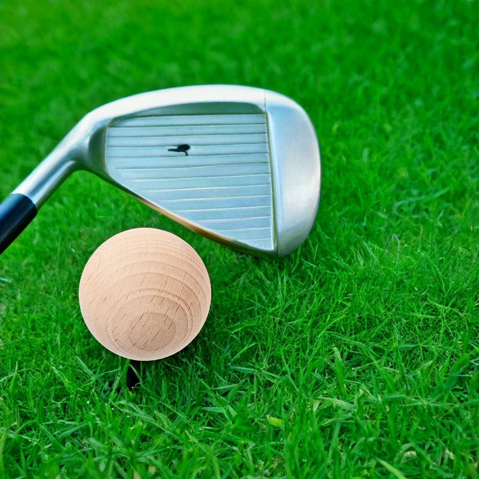 

5pcs Wooden Croquet Balls Durable Solid Wood Unfinished Round Lawn For Backyard Outdoor Fun Replacement Crafts Diy Engraving