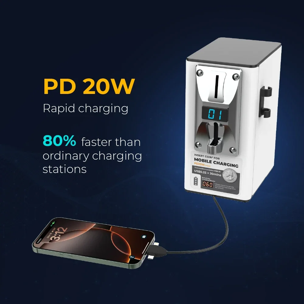 Most popular mobile charger YOO II Multiple Cell phone charger with PD20W super-fast charging speed and optional custom branding