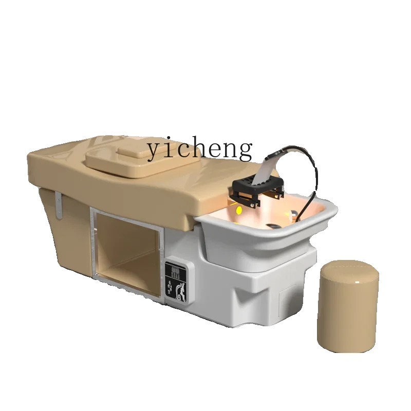 U24 Beauty Salon Special Water Storage Shampoo Chair Barber Shop Head Treatment Water Circulation Ceramic Basin Facial Bed