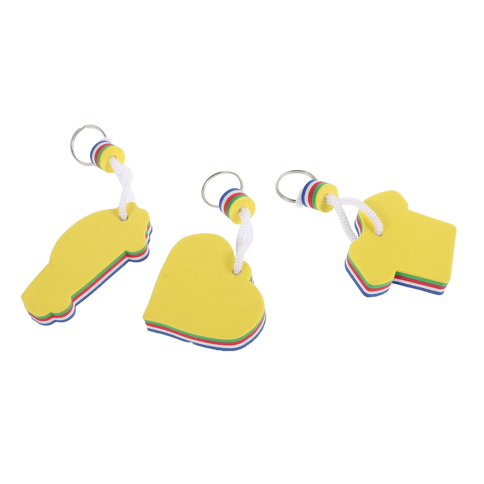 

3pcs Float Surfing Supplies Floating Keychain Portable Float Keychain for Boating Surfing Sports Accessories