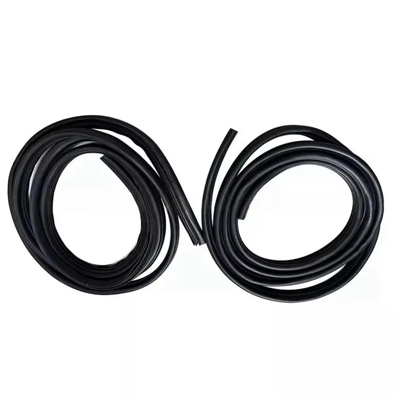 

AASS-Rear Door Opening Weatherstrip 1 Pair- Rubber Waterproof Sealing Strips 55277293AA 55277294AA For Dodge Ram 1500 2500 02-10