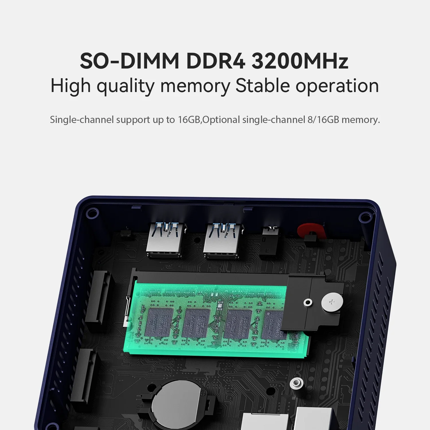 Beelink Mini PC MINI S13 Twin Lake N150 WiFi6 Win11 Pro DDR4 3200MHz M.2 2280 SSD BT5.2 2.5G منفذ الشبكة كمبيوتر الألعاب