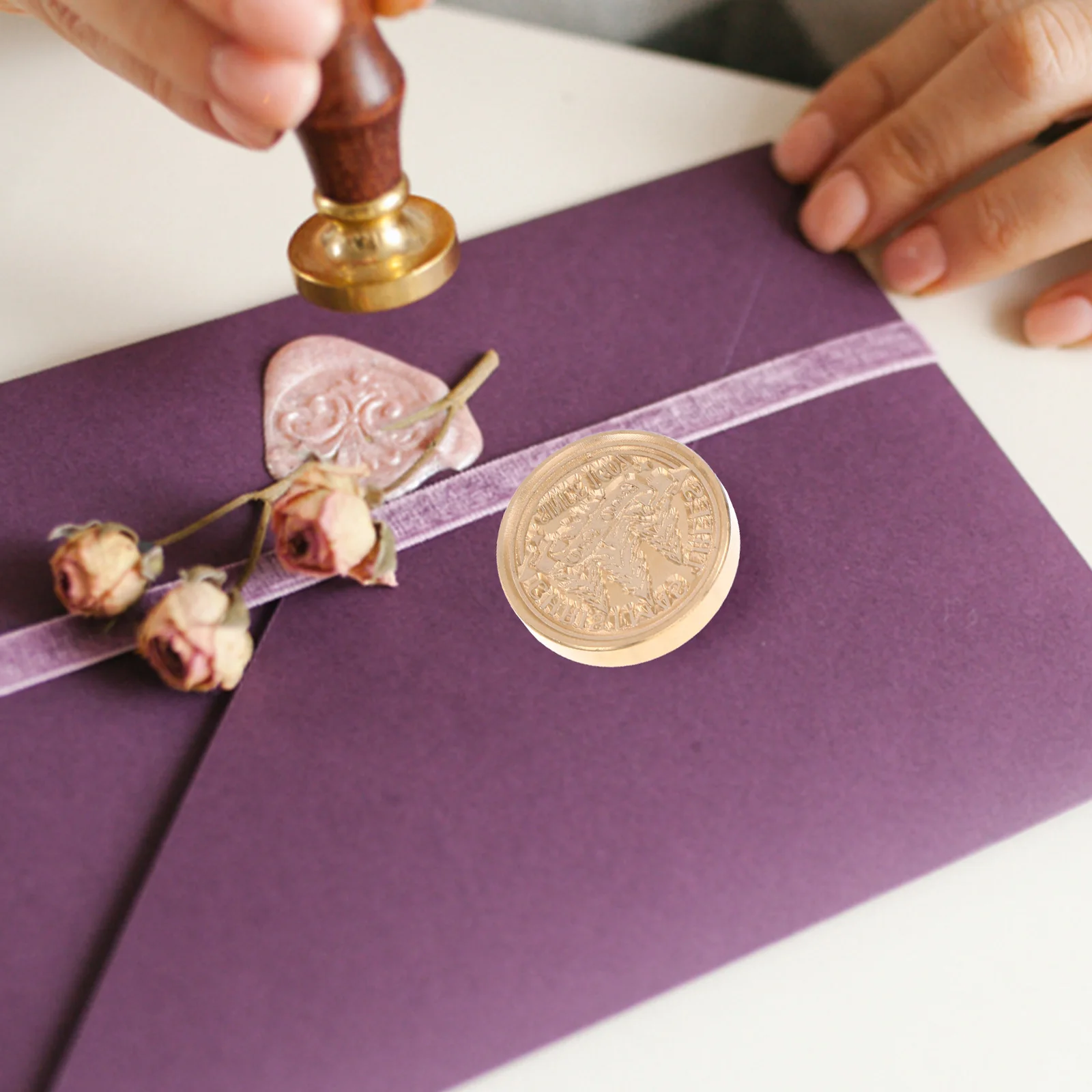 

Copper Head Wax Seal Christmas Elements Decorative DIY Scrapbook Invitation Envelope Sealing