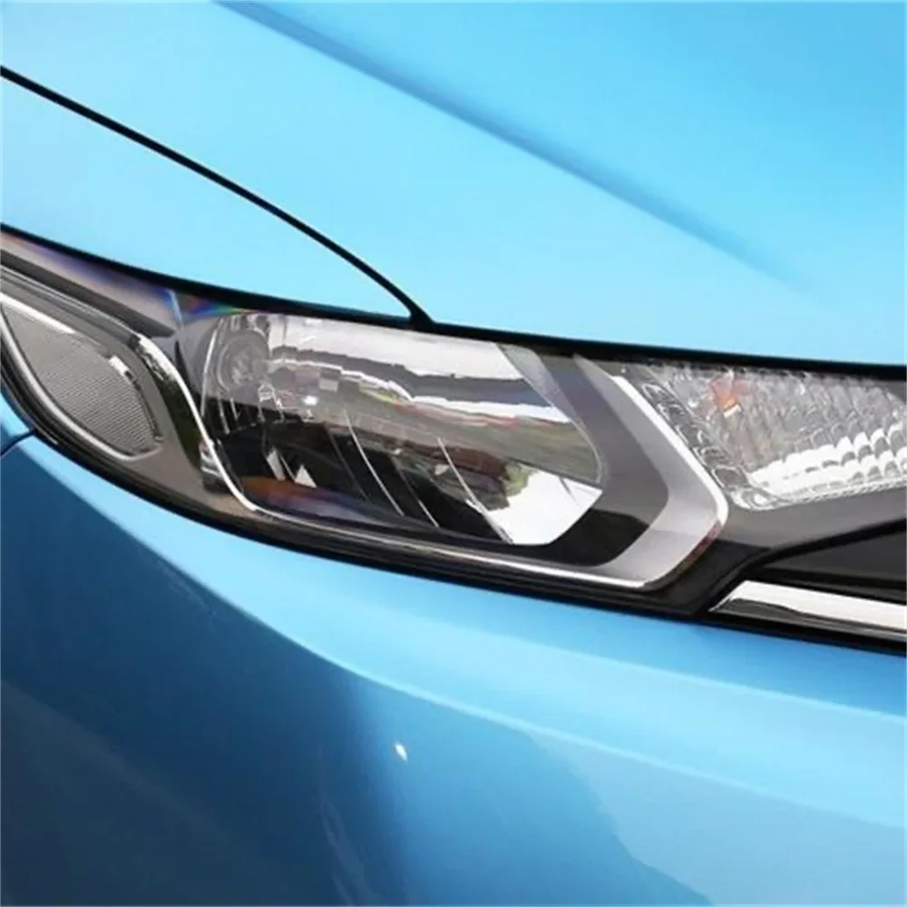 

sdfjj For Honda Fit 2014 2015 2016 2017 2018 Headlight Cover Plastic Cover Headlamp Shell Transparent Lampshade Car Accessories