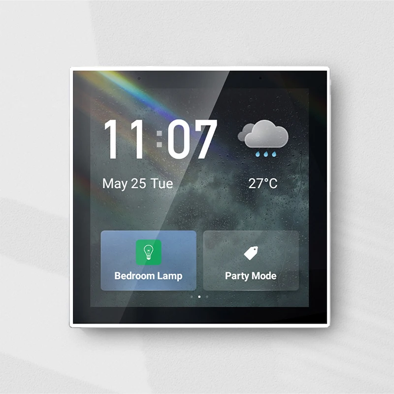 2022 tuya smart home system ZigBee 4 inch gateway work with APP control home devices