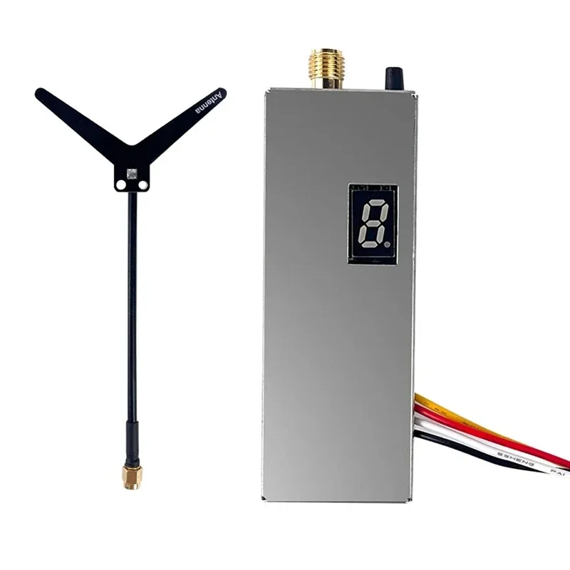 FPV 1.2G 1.3G 1.6W VTX Transmitter+Antenna 8CH 0.1Mw/25Mw/800Mw/1600Mw VTX Transmitter For Long Range FPV RC Model