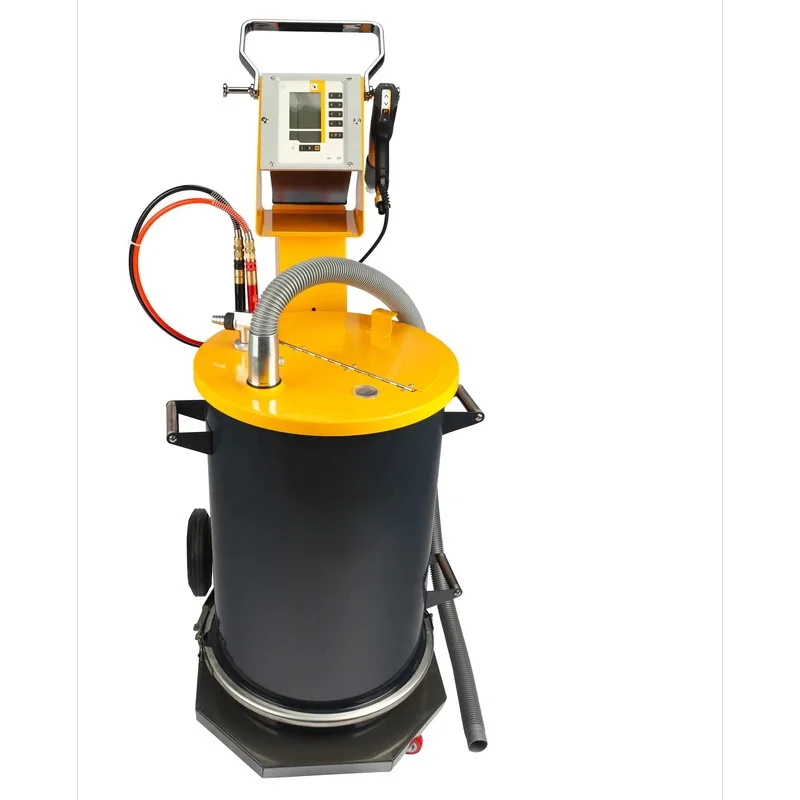 Electrostatic Opti Manual Powder hine Spraying Coating Production Line Steel Motor Pump