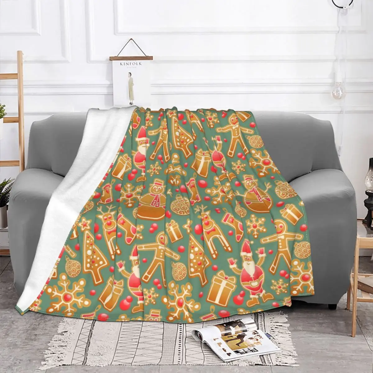 

Christmas Snowman Blanket Flannel Summer Santa Portable Super Warm Throw Blanket for Bed Outdoor Bedspreads