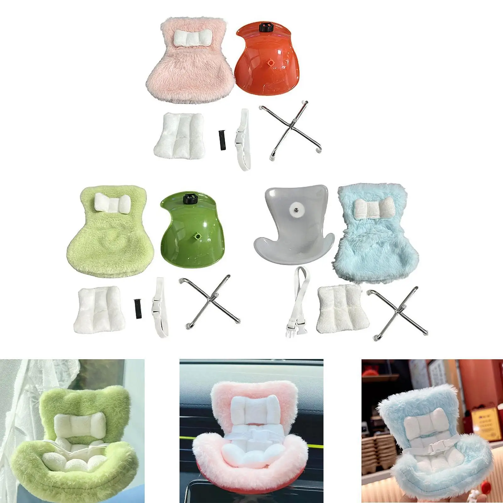 Fashion Dolls Chair Handmade Toys Miniature Model for 20cm Dolls Girl Dolls New Year Gifts Halloween Gifts Thanksgiving Gifts