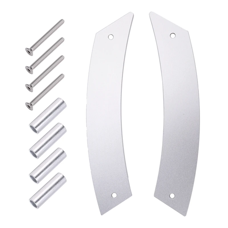 A48P-Car Aluminum Alloy Inner Door Panel Pull Handle For VW Beetle 1998-2010 Interior Door Grab Pull Handles Silver