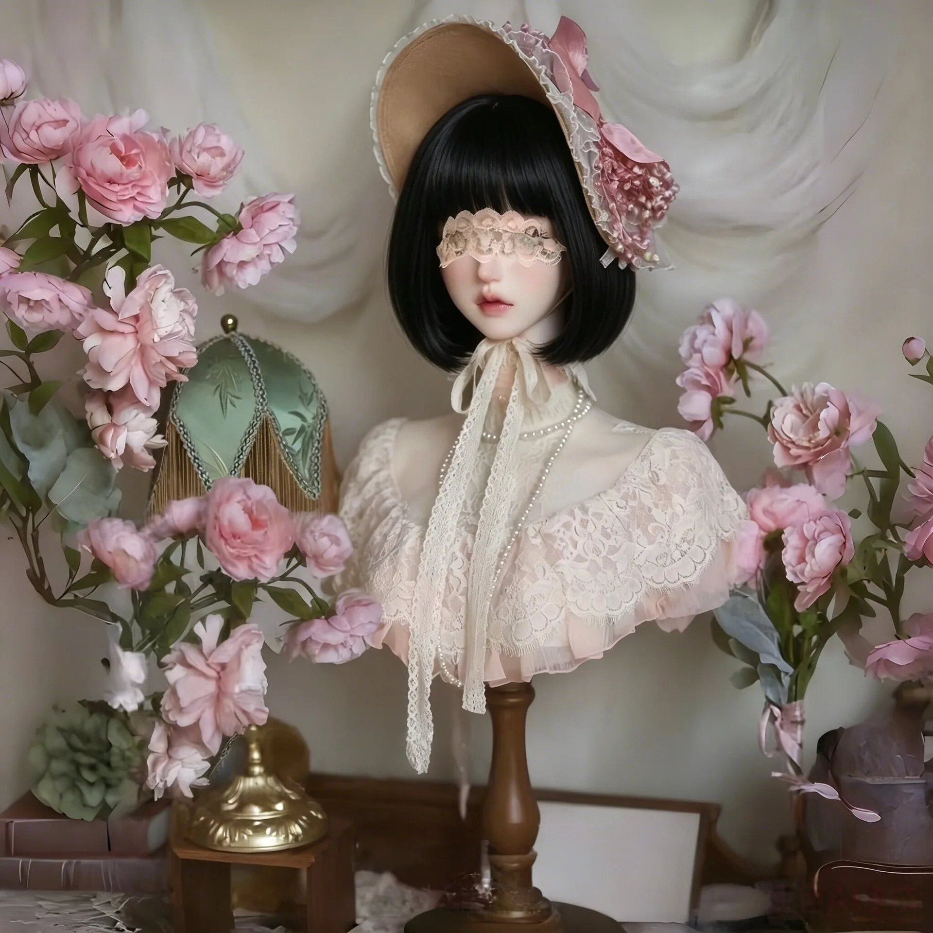 （customization 30day） 1/3 1/4 1/6 Doll's Wig for 60/45/30cm Bjd Doll  Hair Toys Ancient Style wig Doll Accessories No Doll
