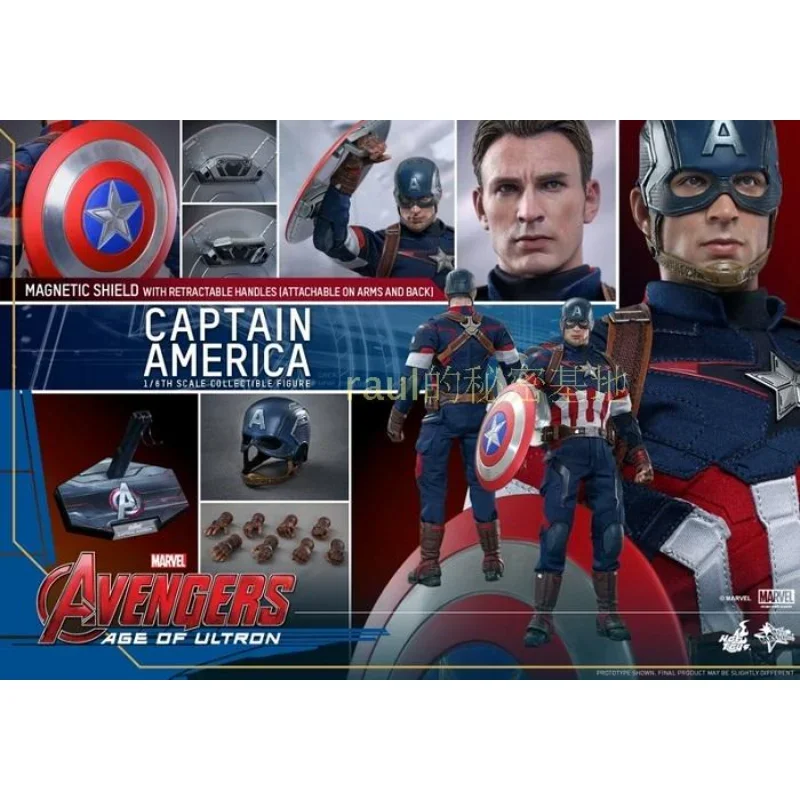 

Hottoys 1/6HT MMS281 Avengers2 Captain America 4.0 Double Head Sculpture Alloy Shield Action Figure Model Hobbies Collection