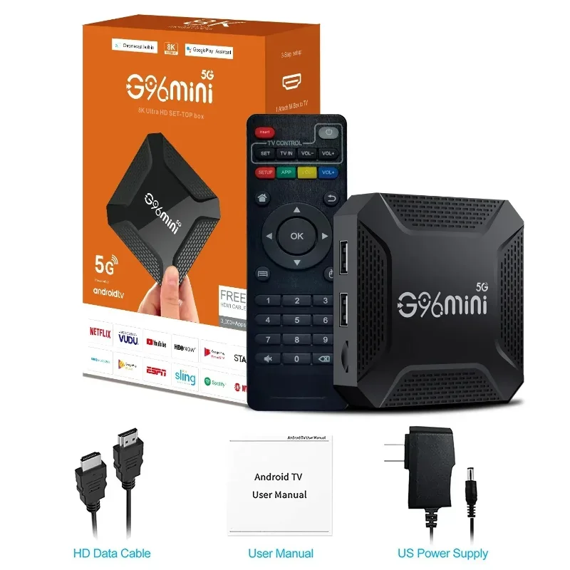 G96 Mini Android13 8K HD TV Box Wifi6 RK3528 4-Core 64bit Cortex-A53 4GB 64GB Set Top Box Media Player Smart TV IPTV Netflix