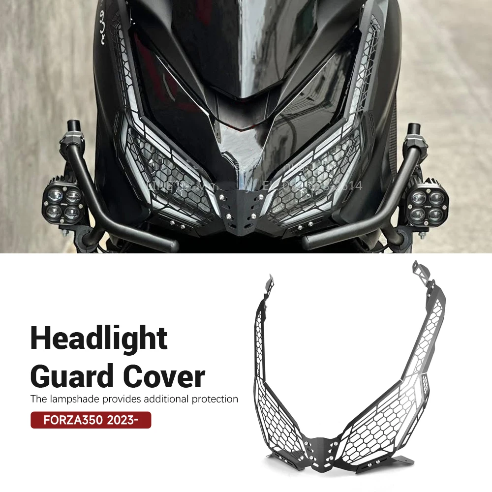 

Motorcycle New Headlight Guard Headlight Protective Cover For Honda Forza 350 Forza350 FORZA 350 NSS350 2023 2024 2025