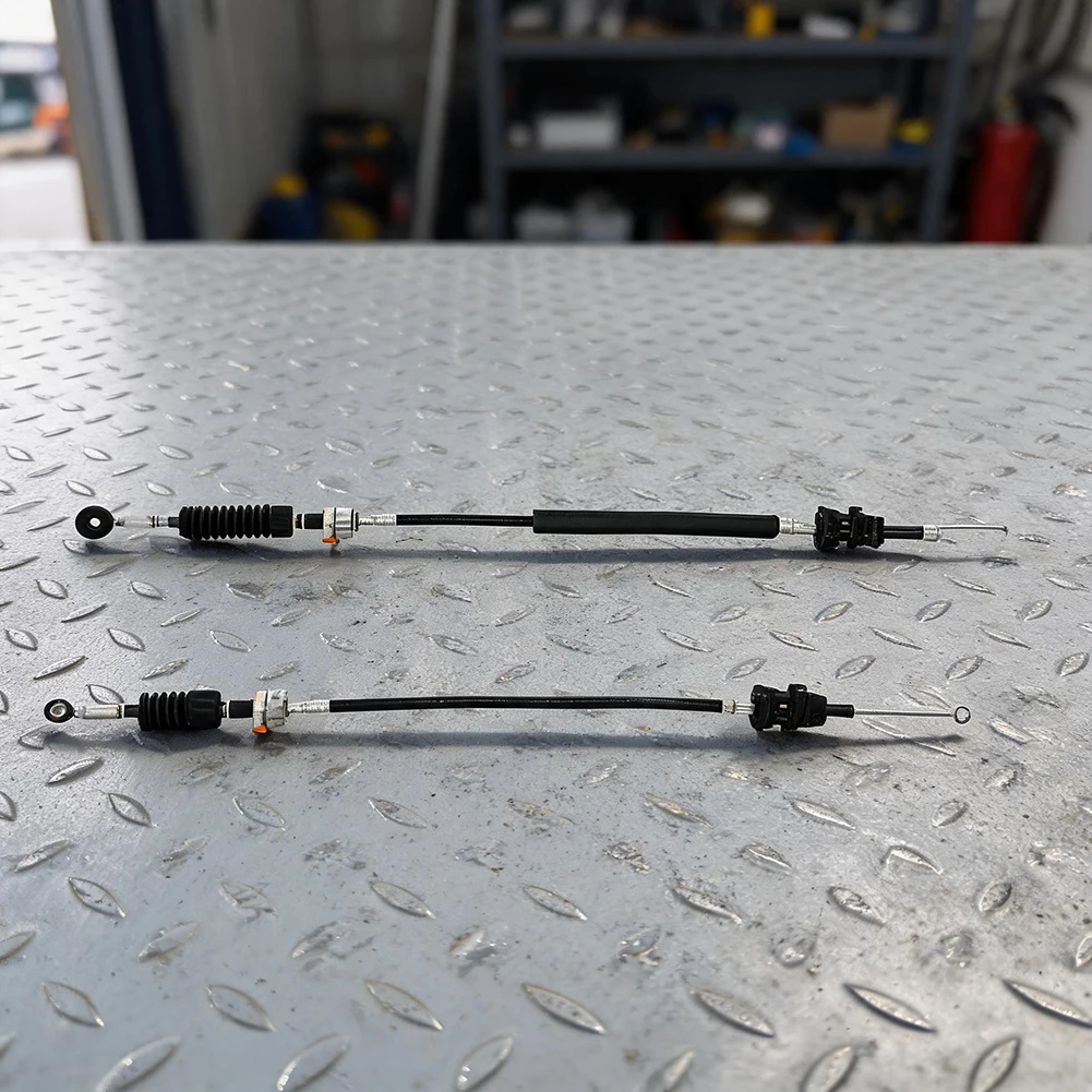 2Pcs Gear Shift Control Cables for SAIC For T60 For LHD Models C00081395 C00081272 Direct Replacement Shifting Cable Set