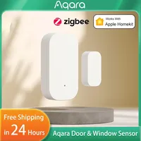 Aqara Door Window Sensor Zigbee Wireless Connection Smart Mini door sensor Home Assistant for Mijia Gateway Home HomeKit APP