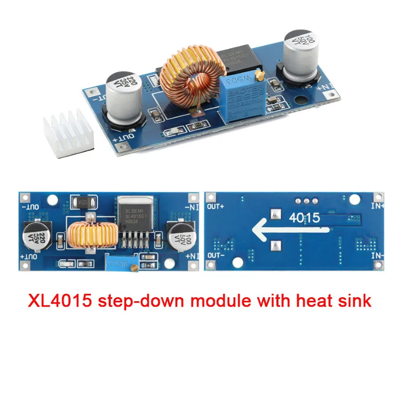 Picture 7: 1-10Pcs XL4015 5A DC to DC CC CV Lithium Battery Step down Charging Board Led Power Converter Lithium Charger Step Down Module