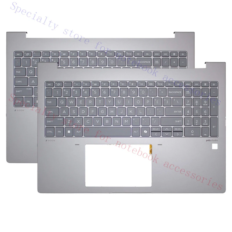 

R+ New For HP Zbook Power 16 G11 G12 ZHAN99 2024 US Keyboard Backlit Palmrest Cover