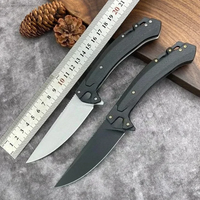 

Premium Pocket Folding Knife 440C Steel Knife Nylon Fiber Handle Fishing Knife Fruit Knife Multi-functional Rescue Knife