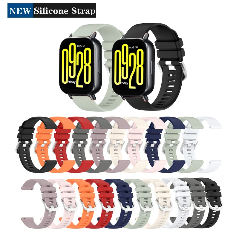 

22mm Sports Water Proof Silicone Strap Band For Xiaomi Redmi Watch 5 Active / Redmi Watch 5 Lite