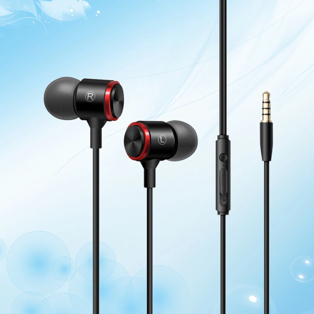 

Metal Headphone for Computer In Ear Wired Earphone Heavy Bass Headset Noise Reduction Durable Quality Optimization Exclusive