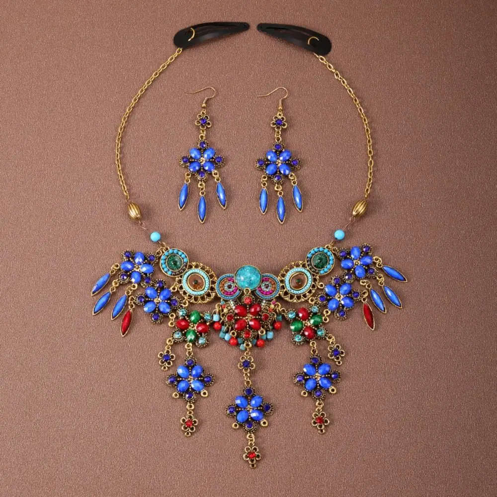 

Ethnic Style Bohemia Hair Chain Women Head Chain Exotic Headbands Ethnic Style Forehead Chain Festival Head Jewelry Tassel