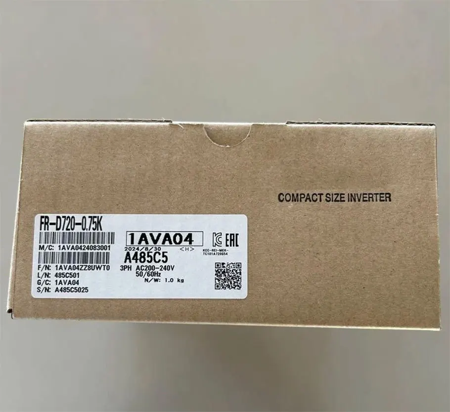 

Brand New FR-D720-0.1K FR-D720-0.2K FR-D720-0.75K FR-D720-0.4K One Year Warranty