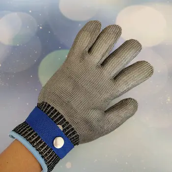 1隻裝防割不銹鋼手套,工作安全手套,金屬網防割,適用於屠宰工人 10 最佳銷售 防割手套 - №3