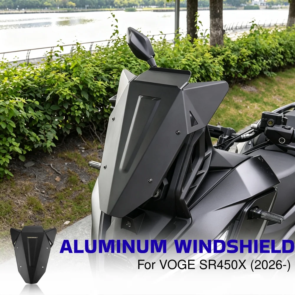 Aluminum Sport Windscreen Visor Deflector For VOGE SR450X SR 450 X (2026-) Motorcycle Windscreen Wind Shield Deflectors Parts