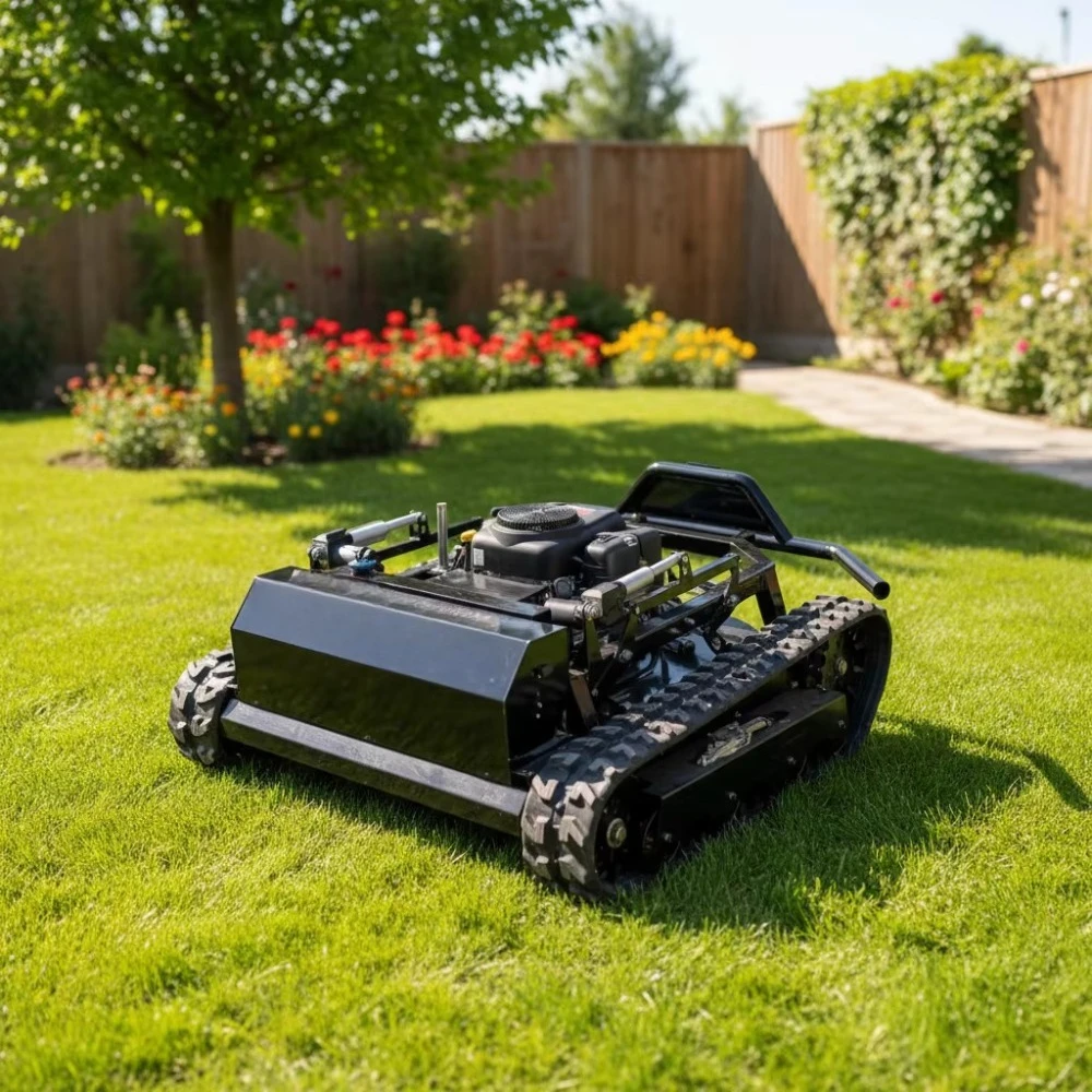 Industrial Grade Heavy Duty Zero Turn  Lawn Mower 4-Stroke 452cc Engine Remote Control Reinforced Blade Thick Cutting