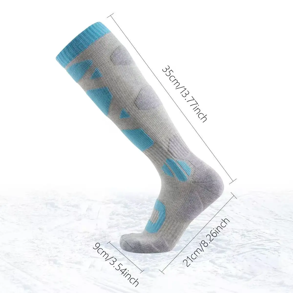Thermal Winter Ski Socks Thick Cotton Men Women Warm Outdoor Cycling Snowboarding Sports Thermosocks Camping Hiking Stockings view 2