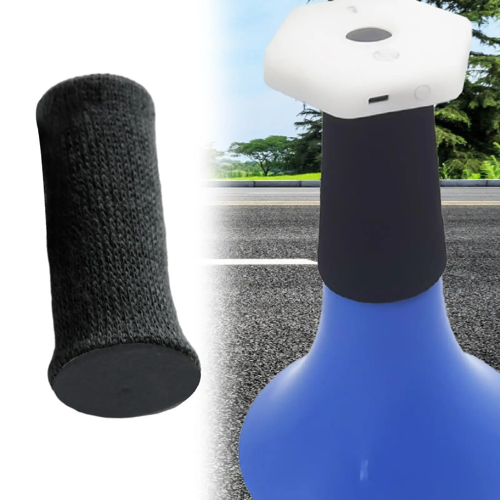 Training Cone Sleeve for Reaction Light Mount Holder Sports Agility Drill Accessory for Indoor Speed Reflex Training
