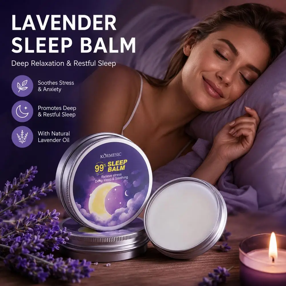1/2/3pcs Sleep Cream Deep Moisturizing And Smoothing, Lavender Long-Lasting Fragrance, Night Cream 15g