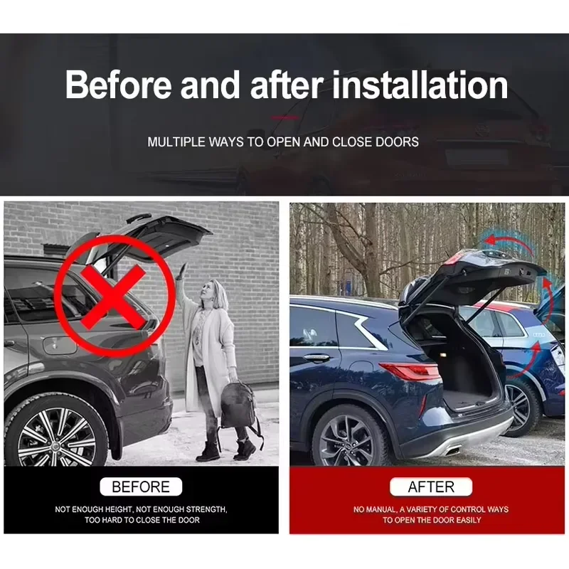 【Durable Practical Daria】 12V Smart Power Tailgate Lift | Intelligent Electric Liftgate with Electro-Suction Latch for