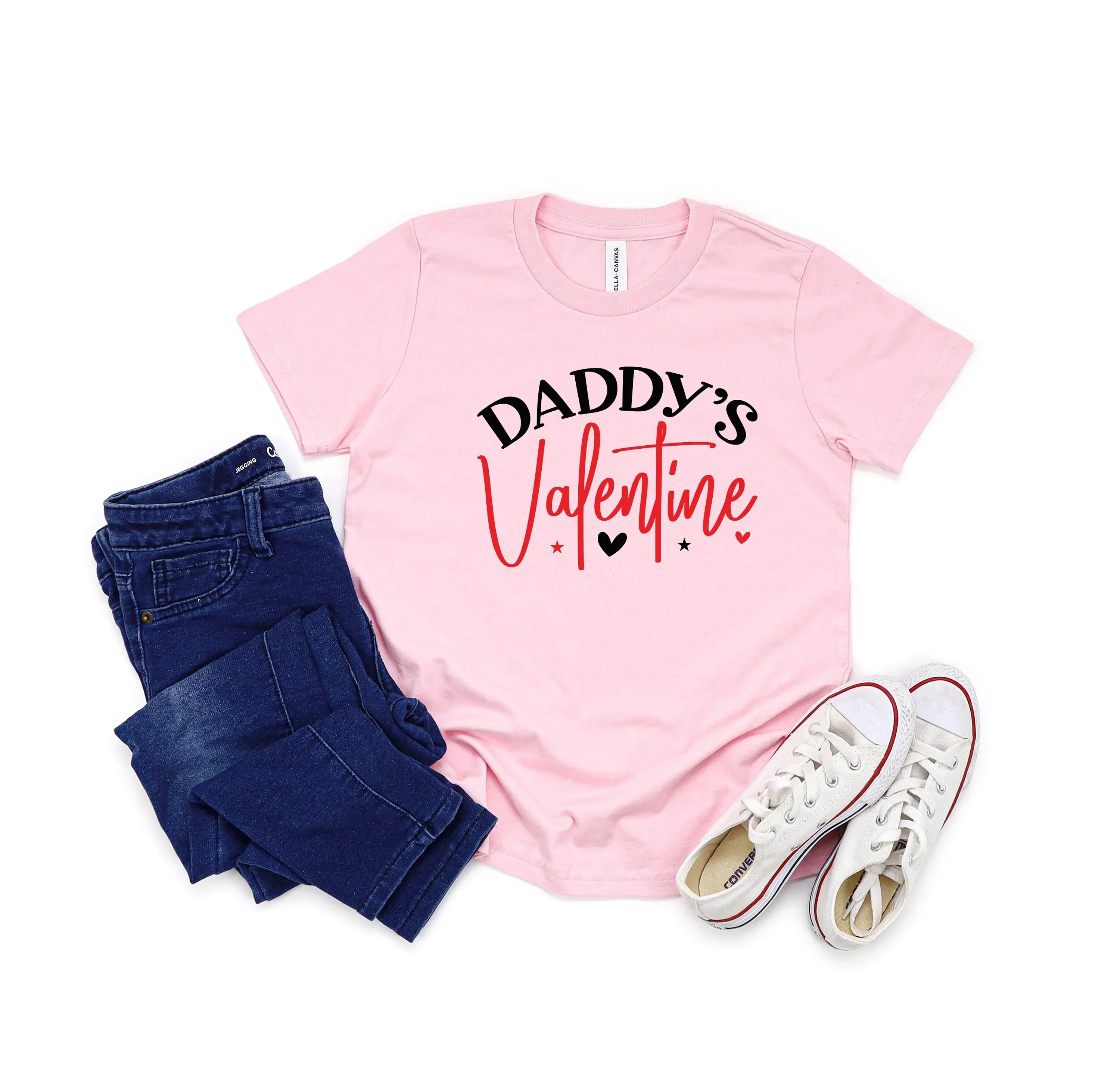 Daddy'S Valentine T Shirt New Dad Father Husband Valentines Day Valentine'S Outfit Toddler Baby Lover Bodysuit