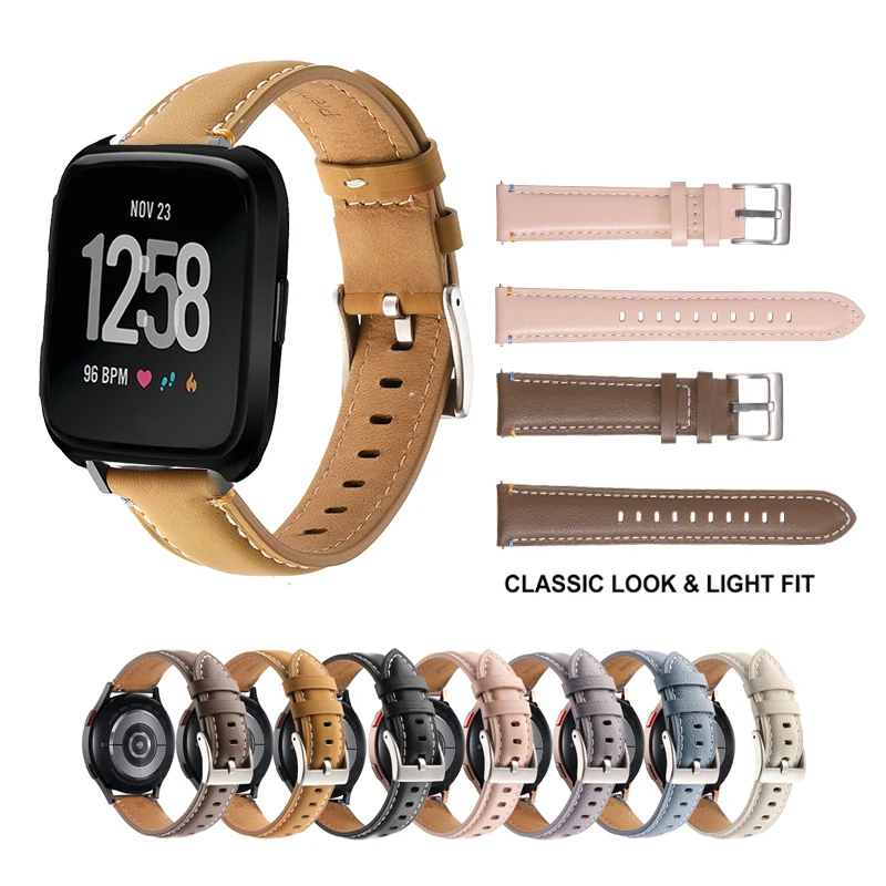 

Strap Elegant Bracelet Fashion Leathe Band For Fitbit Versa 2 / Versa Lite / Versa 1/ SE