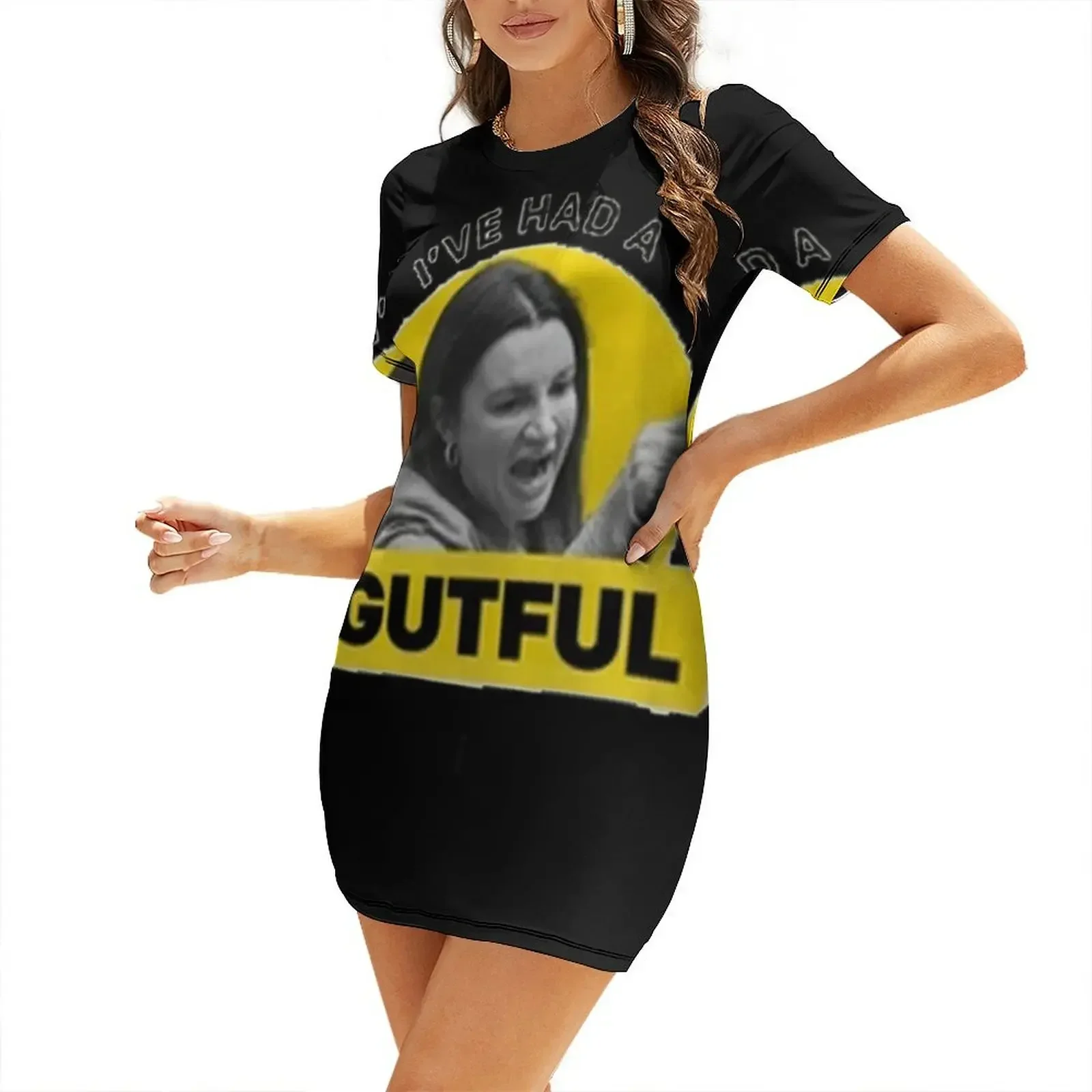 

Jacqui Lambie Essential Short-Sleeved Dress Women's clothing elegant dresses plus sizes chic and elegant woman dress