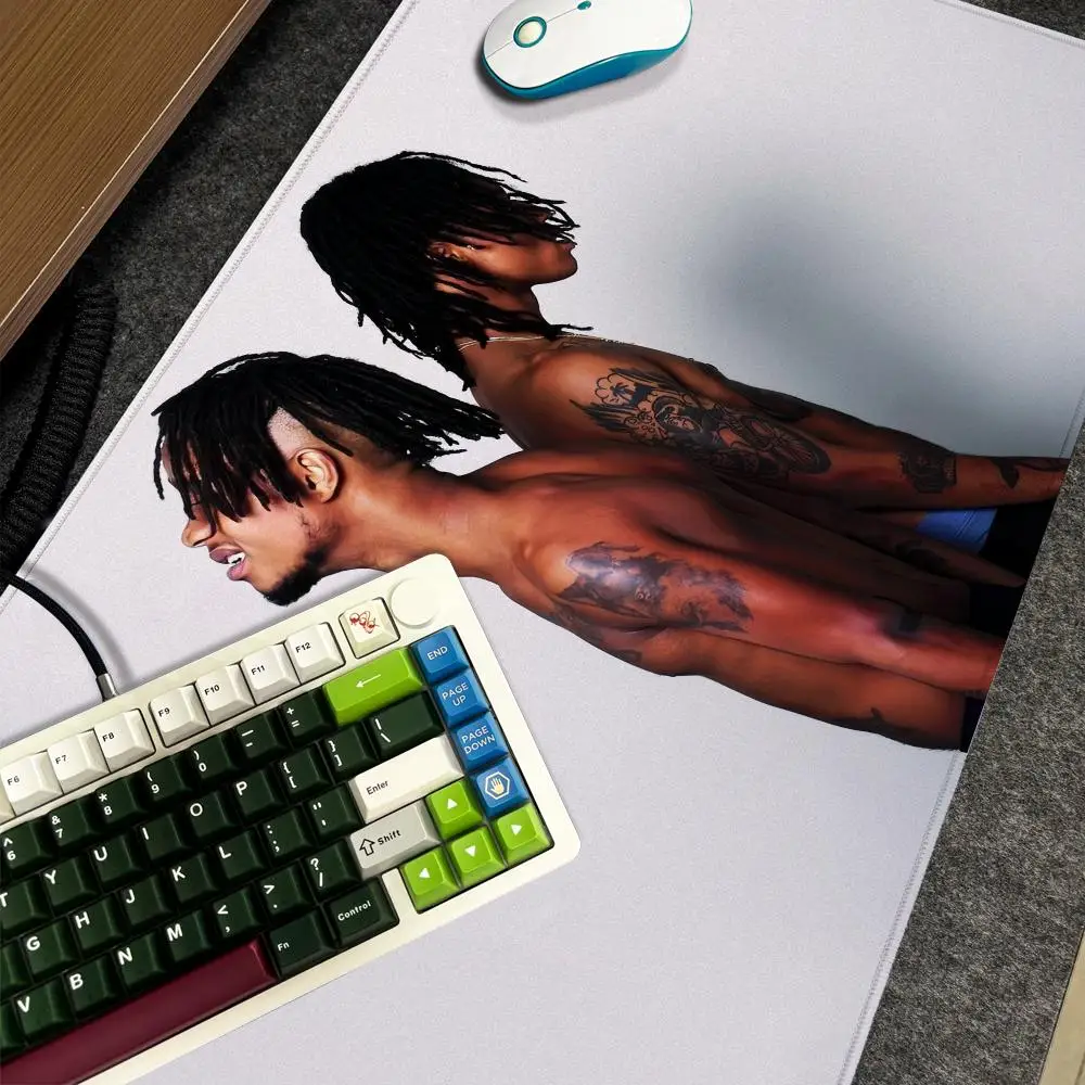 

R-Rae S-Sremmurd Mouse Pad Xxl Computer Large Size Non-slip Gamer Keyboard 90x40cm Art Design HD Deskmat