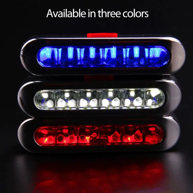 Rechargeable Light Mountain Bike 5LED Safety Warning Flash Light Night Riding Taillight Riding Equipment