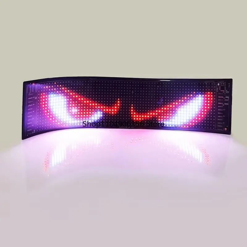 for Lift Retail and Wayfinding High Brightness Flexible Light Emitting Diode Display Application Control Mobile Text Signage